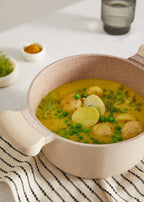 Pot Studio - Casseruola in alluminio pressofuso con rivestimento ceramico - 24 cm - Sabbia
