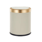 Glint - 3 Bathroom Push Bins 8L - Plastic - Gold