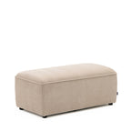 Noor - Pouf Pour Canapé Modulable - Tissu - Beige