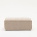 Noor - Pouf Pour Canapé Modulable - Tissu - Beige