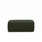 Noor - Pouf Per Divano Modulabile - Tessuto Bouclé - Verde Cachi