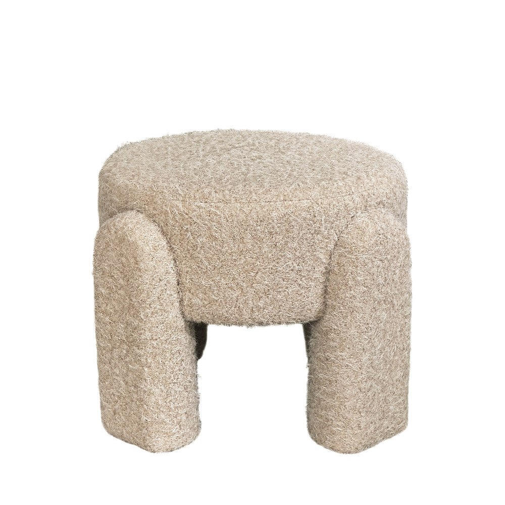 Nolan - Pouf - Tessuto - Beige