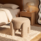 Nolan - Pouf - Tessuto - Beige