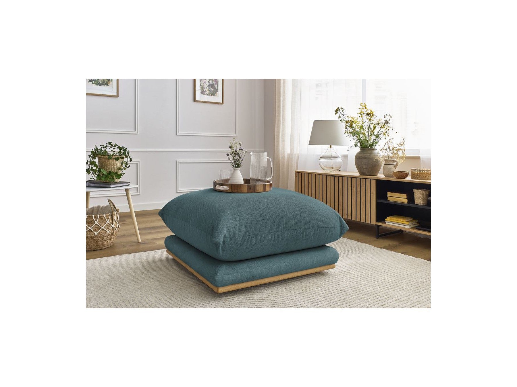Ernest - Pouffe - Smooth Fabric
