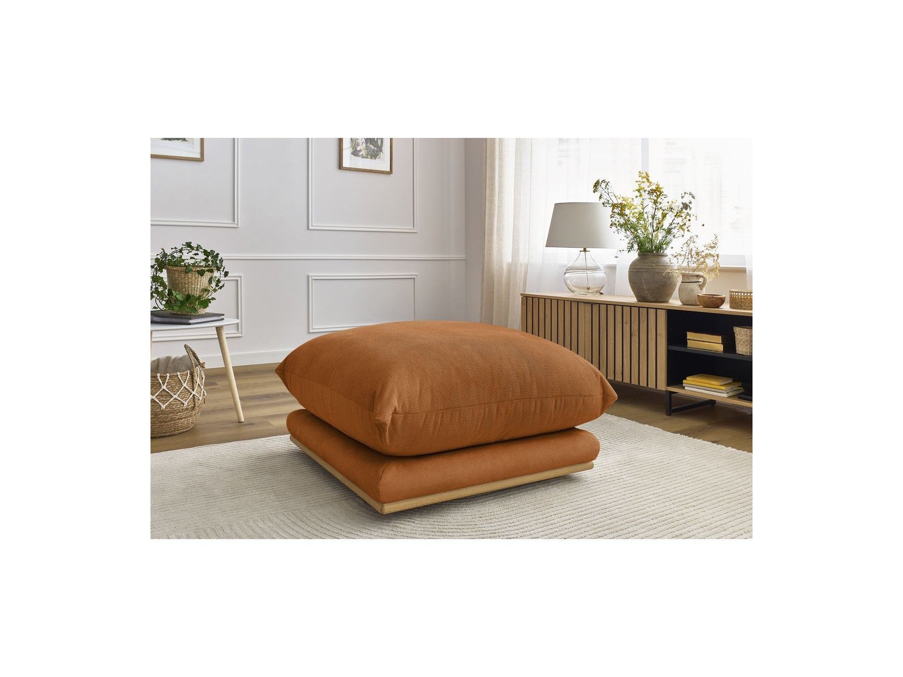 Ernest - Pouffe - Smooth Fabric