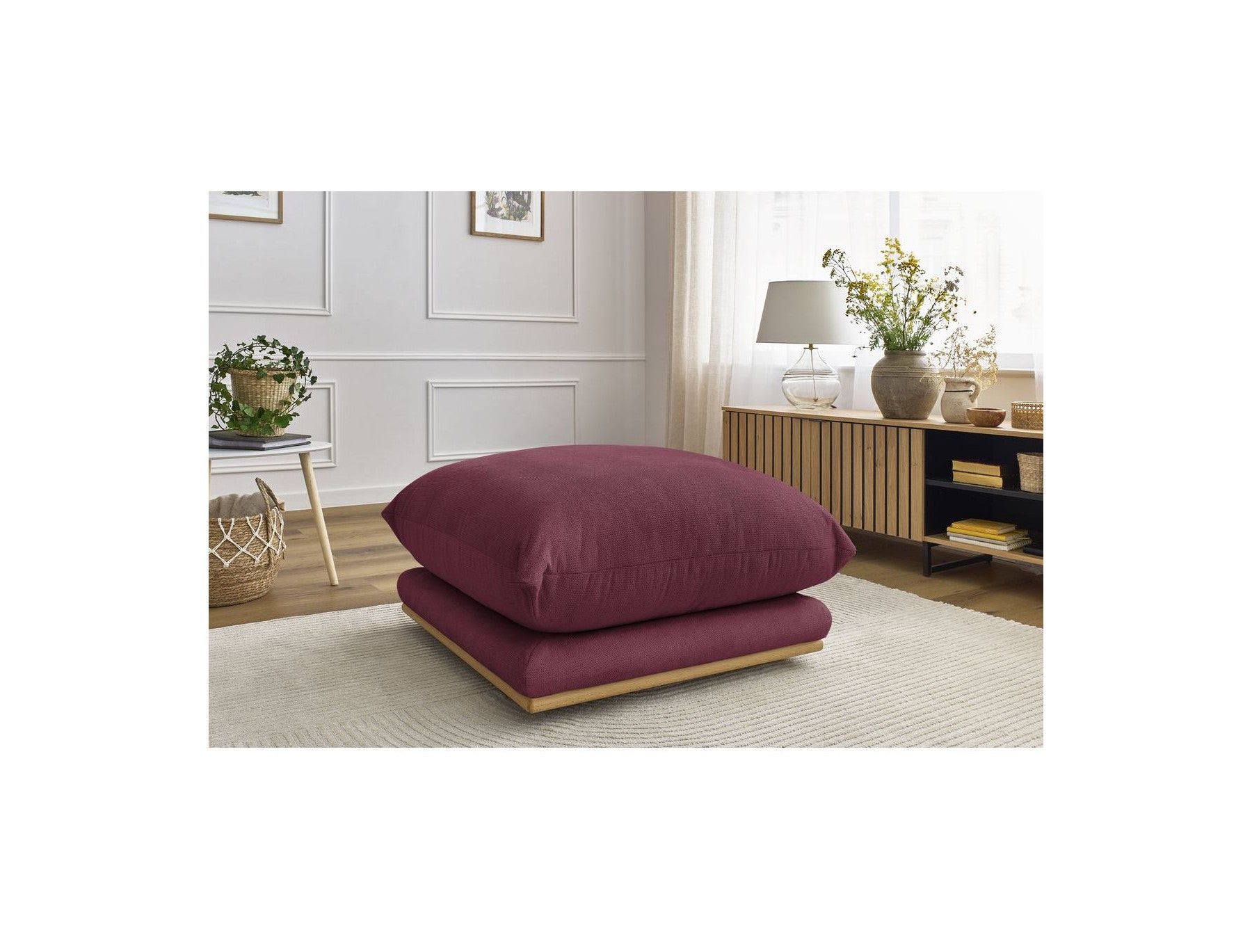 Ernest - Pouffe - Smooth Fabric
