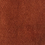 Villabon - Pouf - Velluto Piedi Legno Scuro - Ruggine