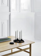Candelabro Prism 2 Velas - Negro