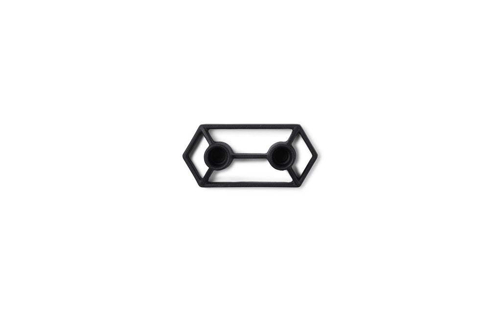 Candelabro Prism 2 Velas - Negro