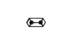 Candelabro Prism 2 Velas - Negro