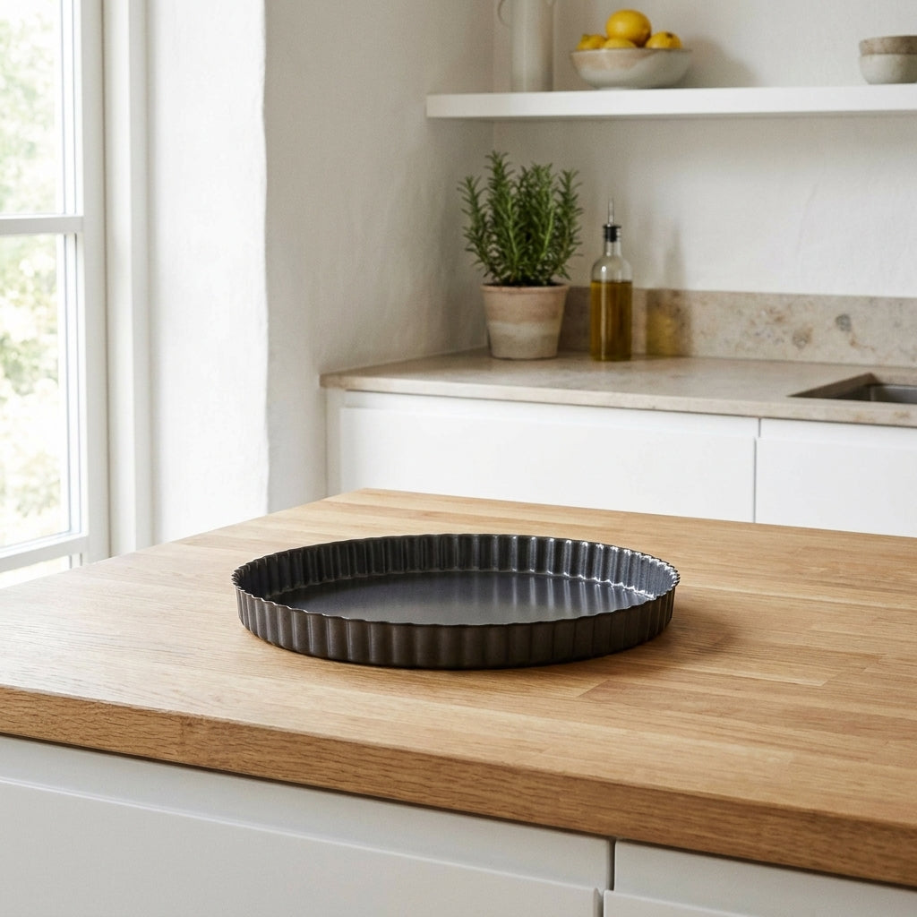 Round Non-Stick Steel Tart Tin - Ø 32 cm