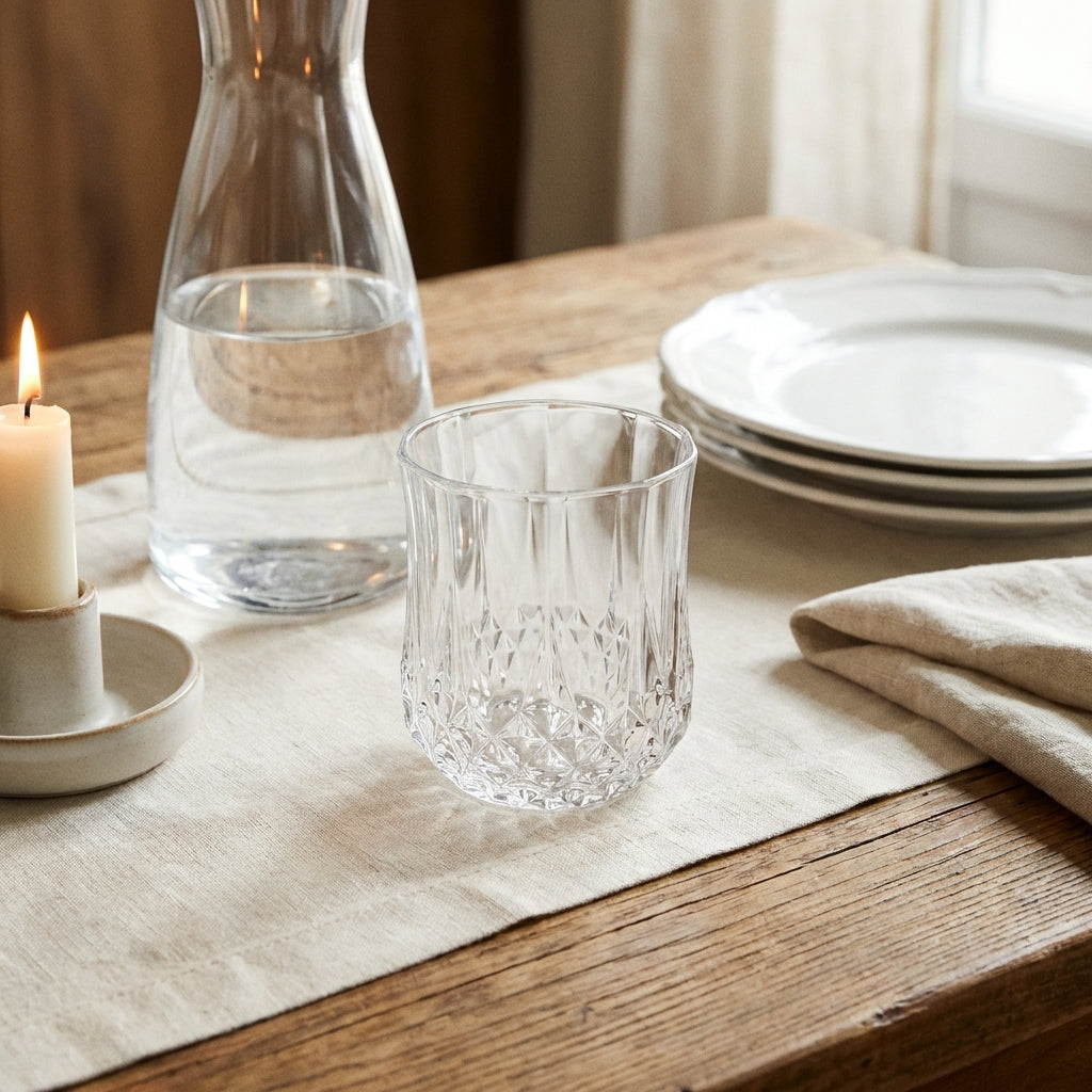 Longchamp - 4 Vasos Bajos - 23cl - Cristal d'Arques