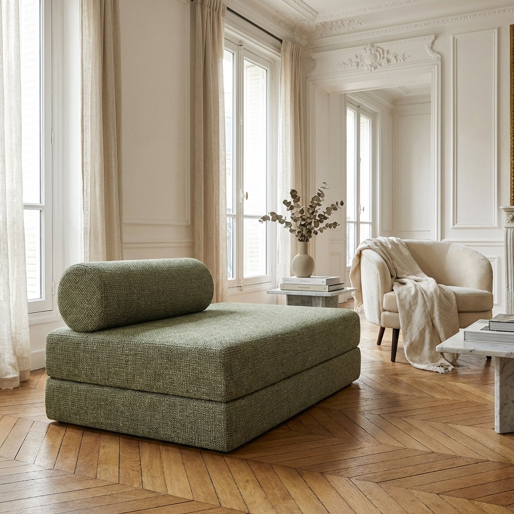 Canapé Droit Coco - 2 Places - Tweed
