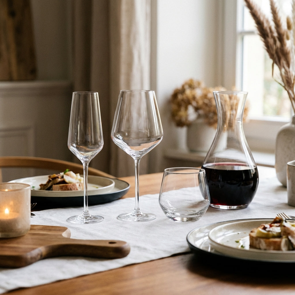 Distinction - Ensemble 18 Verres À Pied Et Gobelets - Chef&Sommelier