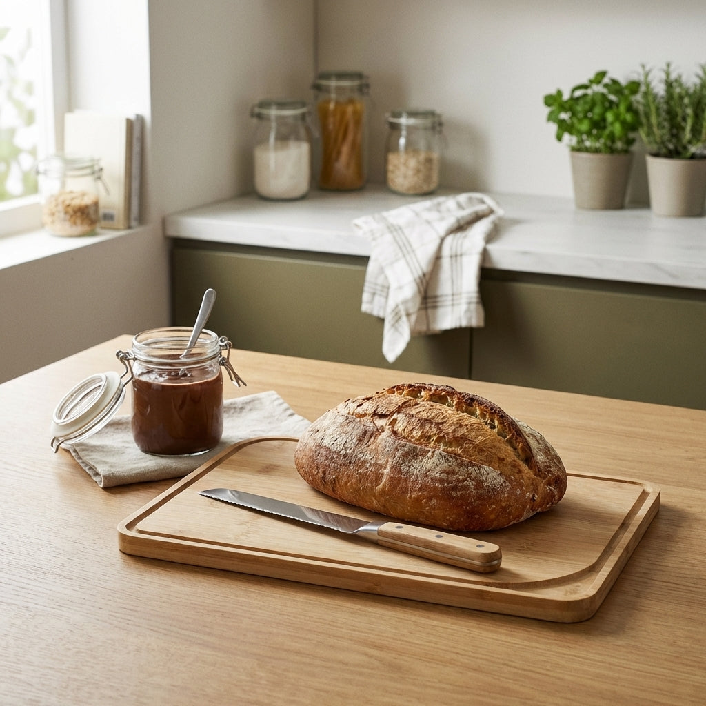 Bamboo Chopping Board - Beige