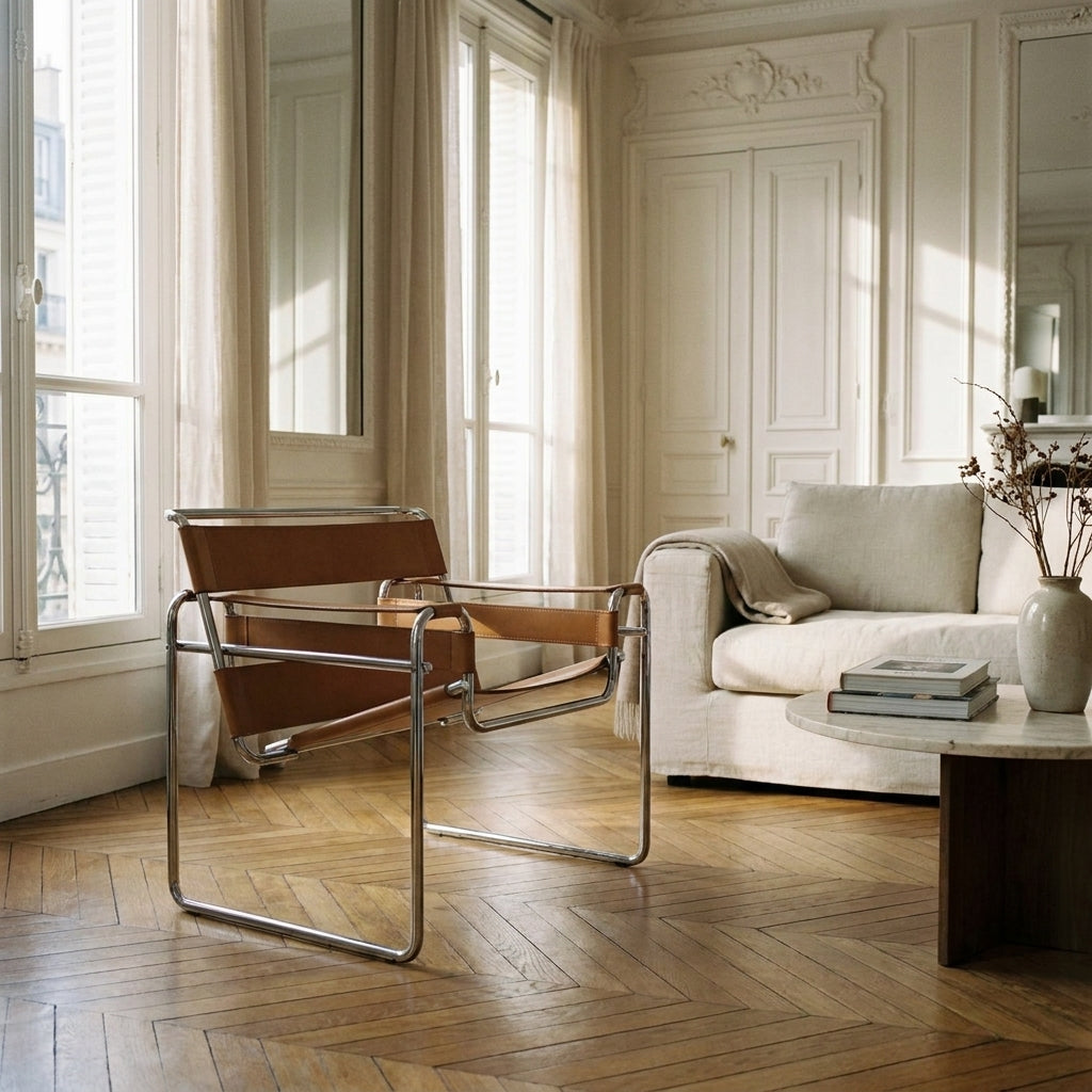 Fauteuil Wassily Par Marcel Breuer Pour Gavina