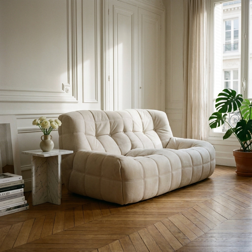 Canapé " Kashima" 2 Places Par Michel Ducaroy Pour Ligne Roset 1976