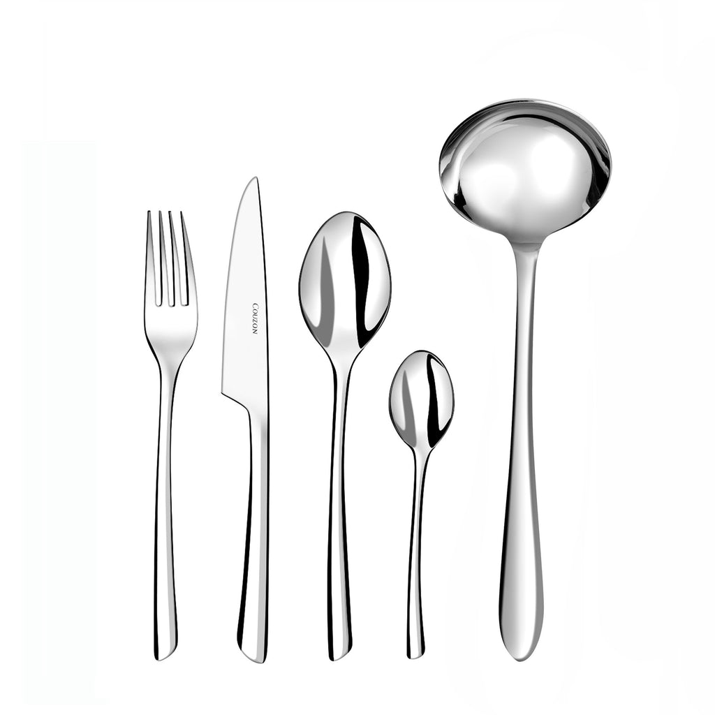 Quel Délice - Juego de Cubiertos 49 Piezas - Acero Inoxidable - Inox