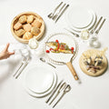 Sven Blanc - Box of 6 Dinner Plates - Porcelain - White