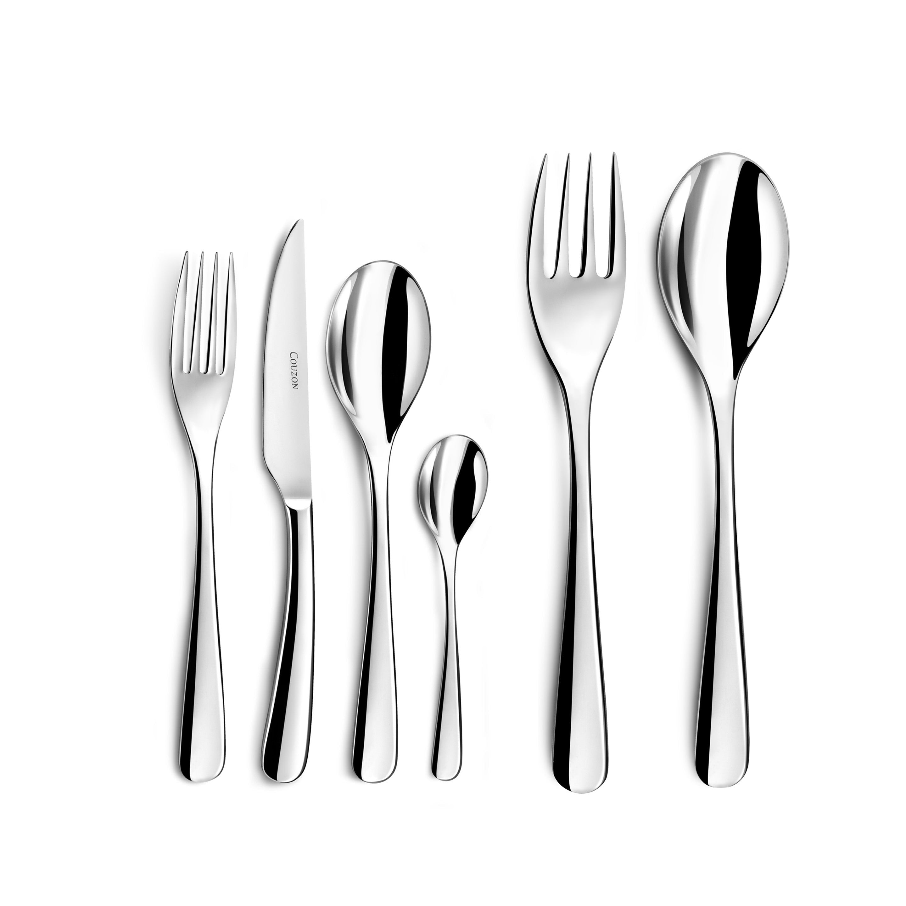 Iris - Cutlery Set 50 Pieces - Stainless Steel - Stainless Steel