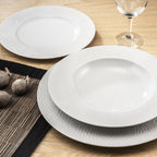 Urban - 6 Dinner Plates - Porcelain - White