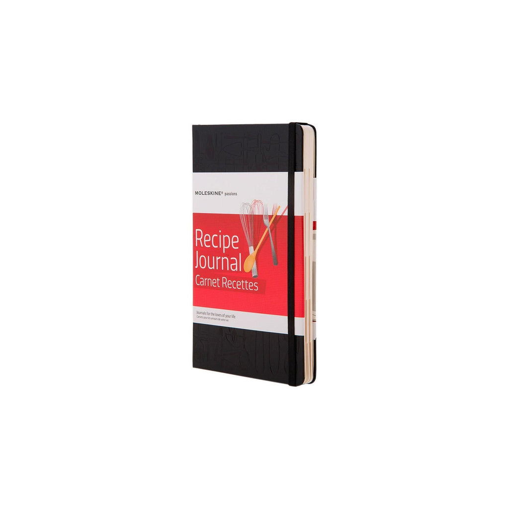 Carnet De Recettes Ligné - Large - Noir