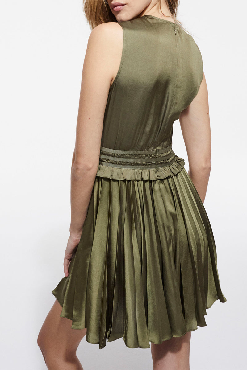 The Kooples - Khaki Short Dress - Women