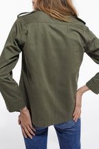 The Kooples - Blouson Tissu Chevron Et Doublure Leopard - Femme