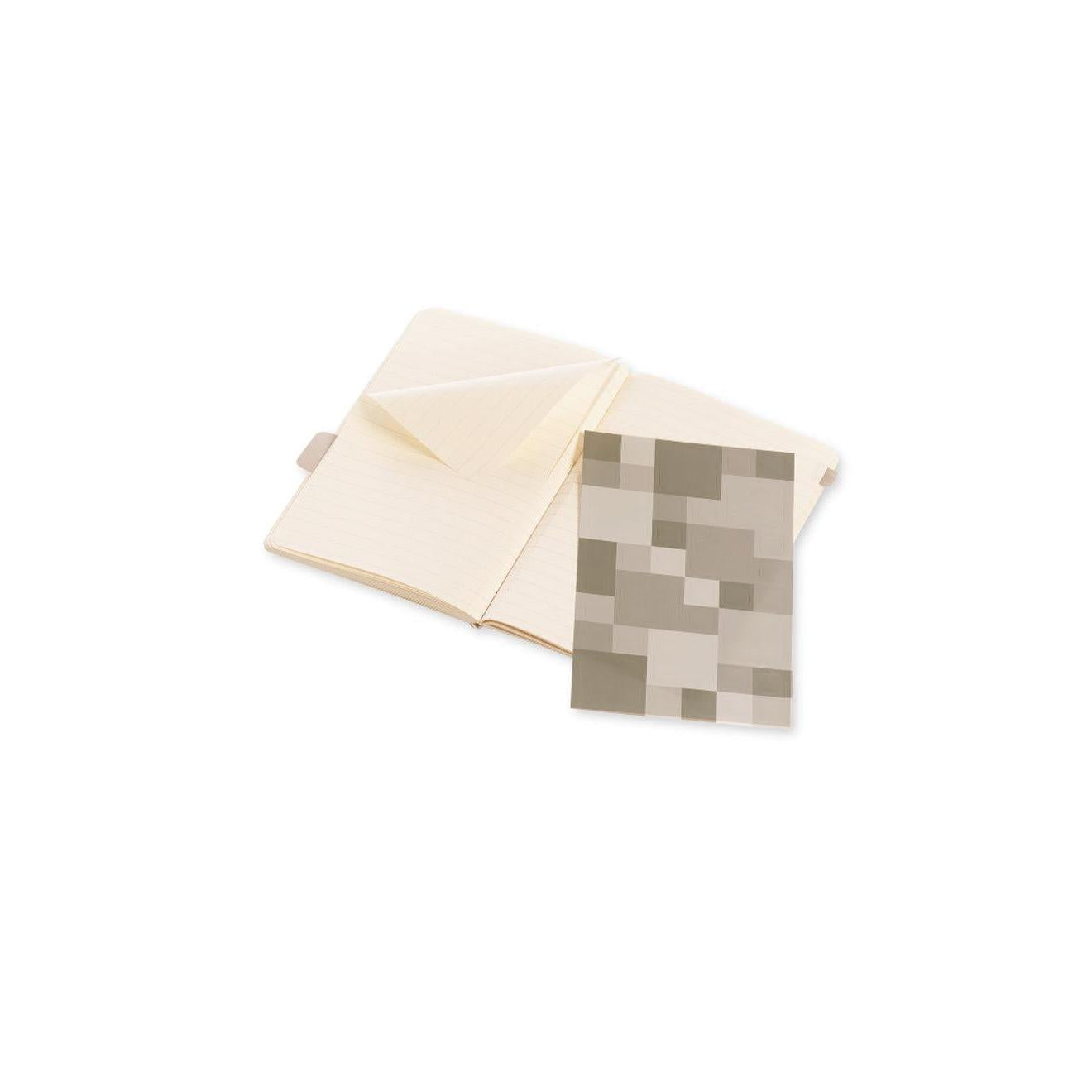 2 Lined Notebooks - Pocket - White