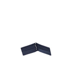Portefeuille En Cuir Classique - Bleu Marine