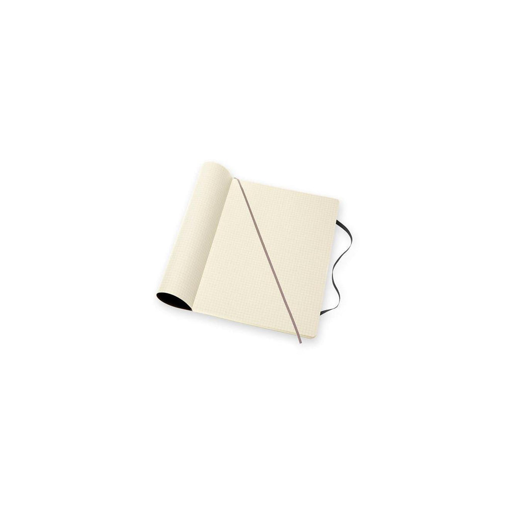 Squared Notebook - A4 - Soft Cover - Black