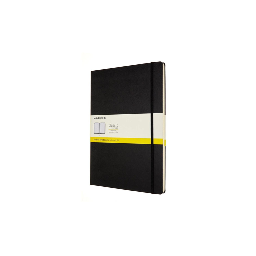 Squared Notebook - A4 - Hardcover - Black
