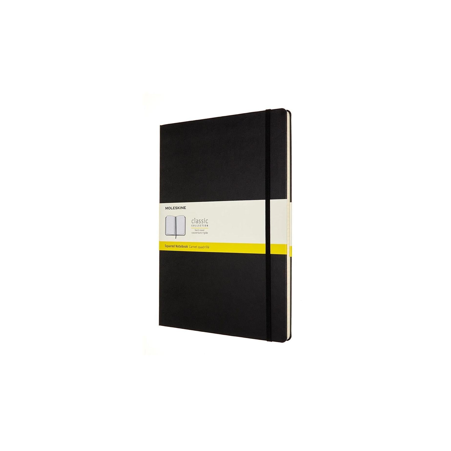 Squared Notebook - A4 - Hardcover - Black