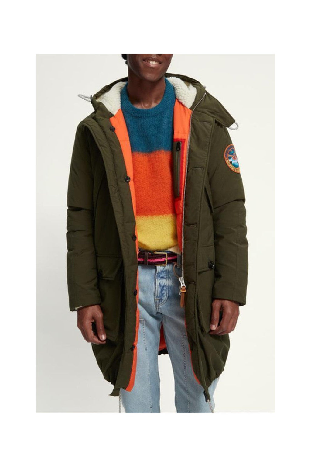 Parka À  Capuche Kaki - Homme