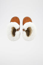 Fur-Lined Nubuck and Sheepskin Boots - Camel - Boy