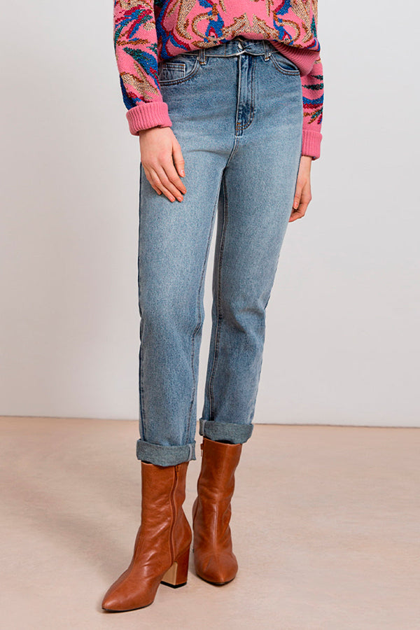 Vaquero Slim 7/8 Tiro Alto Ralph - Azul