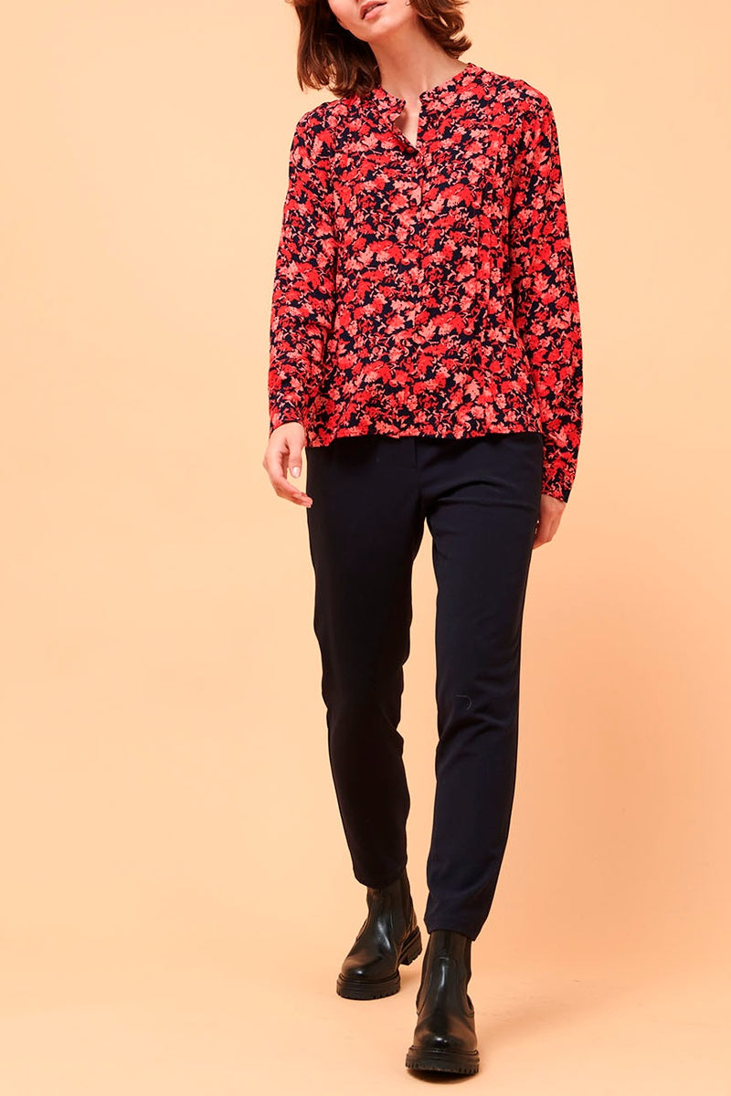 La Fée Maraboutée - Cadojac Black And Red Blouse