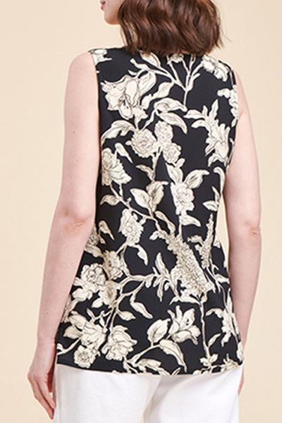 La Fée Maraboutée - Blouse Lucinda Noir Et Écru