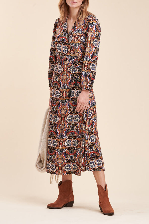 La Fée Maraboutée - Radama Black Wrap Dress