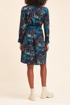 La Fée Maraboutée - Rislene Navy Skater Dress