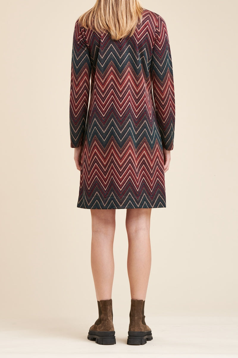 La Fée Maraboutée - Robe Droite Robia Bordeaux