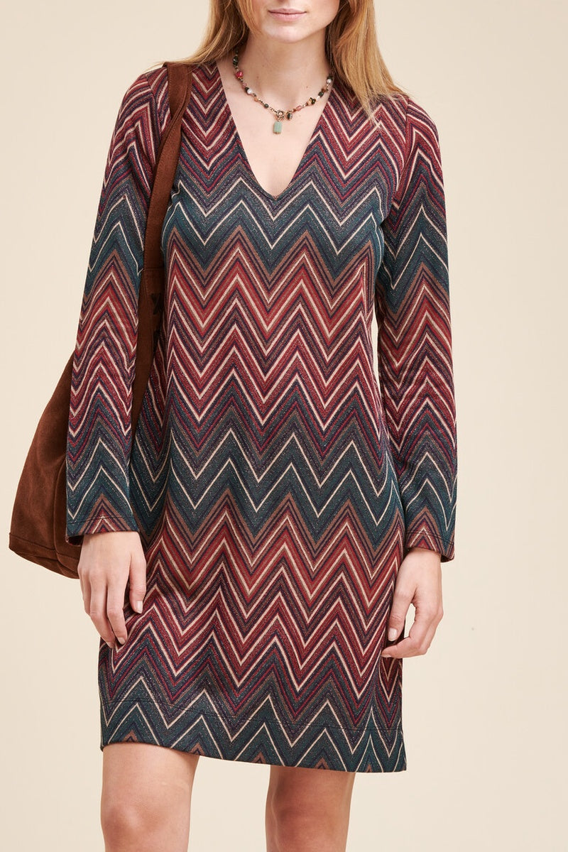 La Fée Maraboutée - Robe Droite Robia Bordeaux