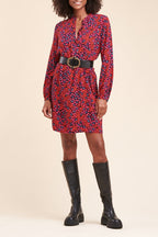 La Fée Maraboutée - Ruwen Red Straight Dress