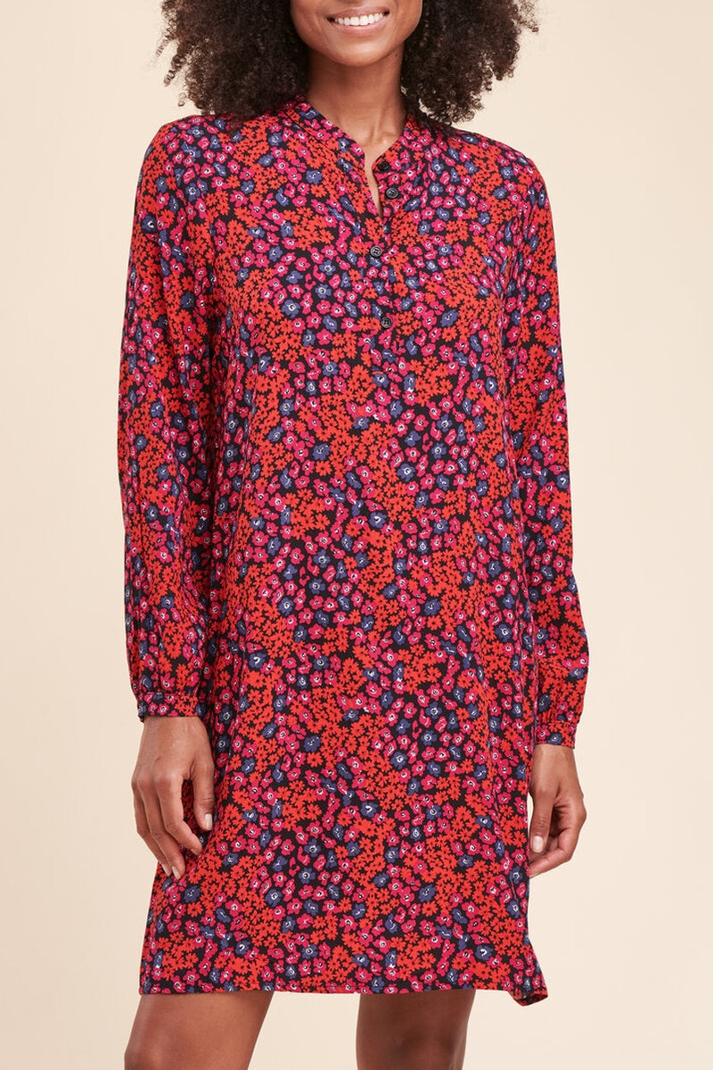 La Fée Maraboutée - Ruwen Red Straight Dress