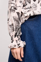 La Fée Maraboutée - Blouse Colette Beige Et Noir