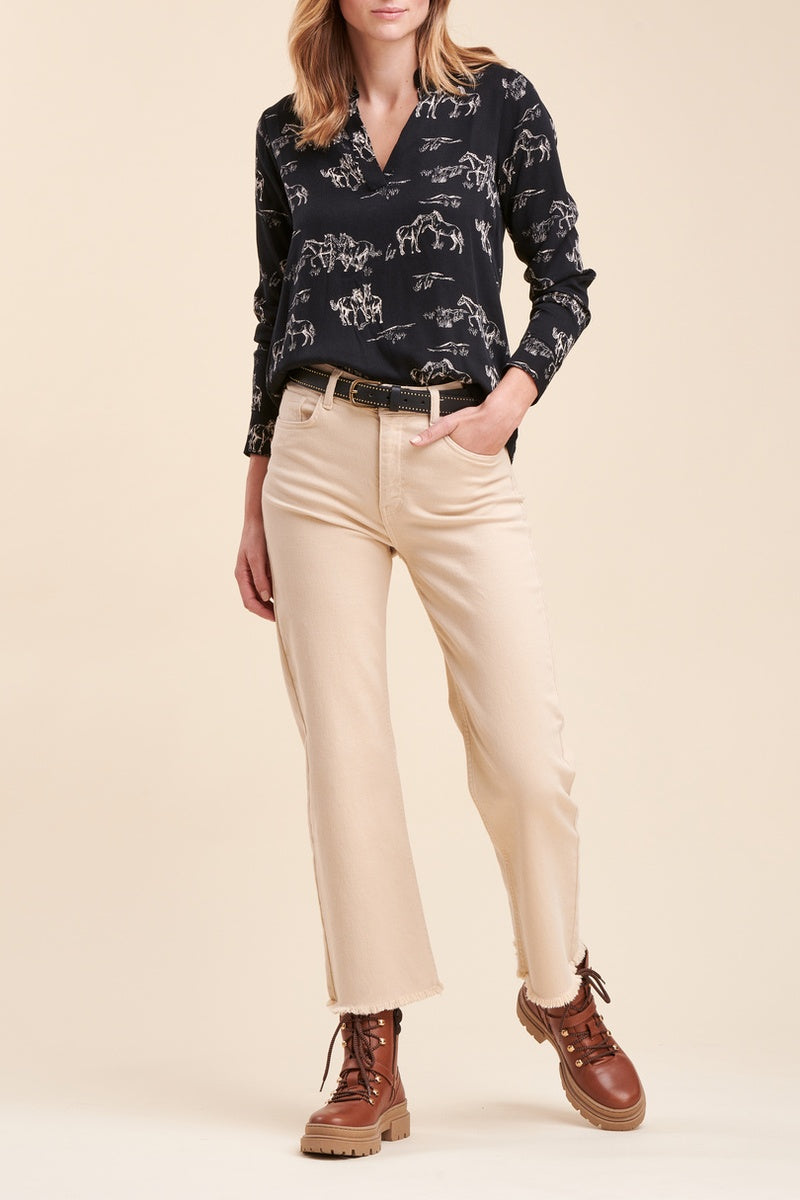 La Fée Maraboutée - Pazare Black Blouse