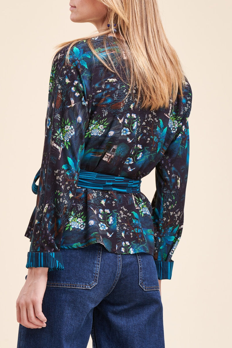 La Fée Maraboutée - Rare Navy Blue Blouse