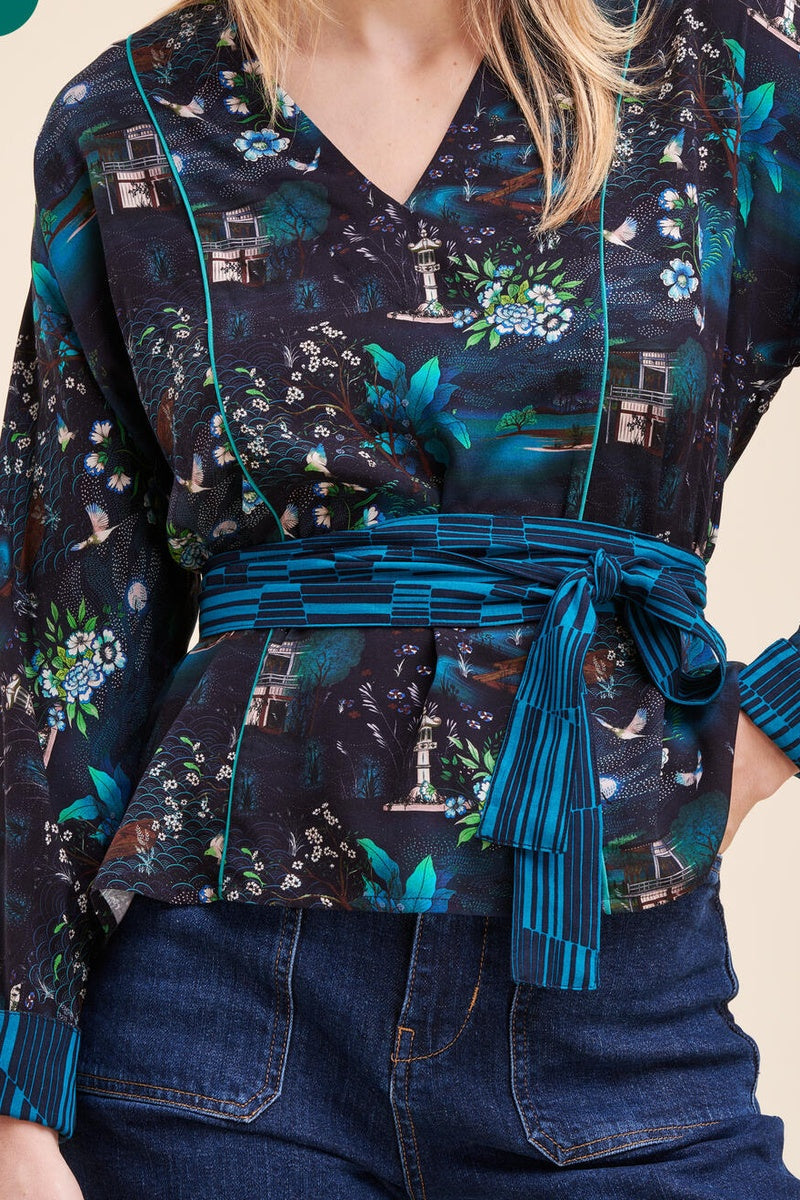 La Fée Maraboutée - Rare Navy Blue Blouse