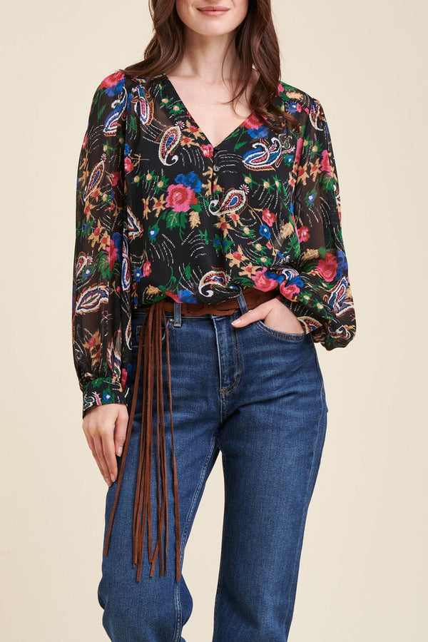 La Fée Maraboutée - Blusa Rodeo Negro