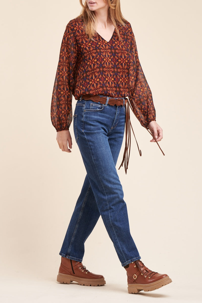 La Fée Maraboutée - Blouse Rofou Orange